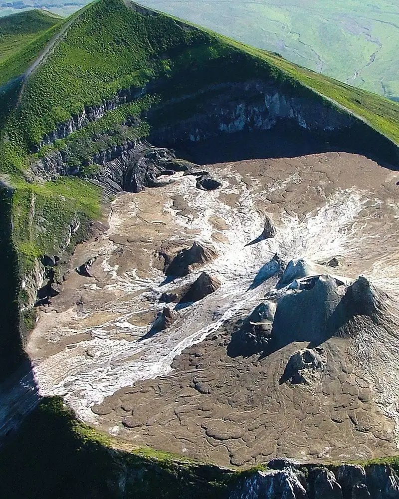 A unique volcano