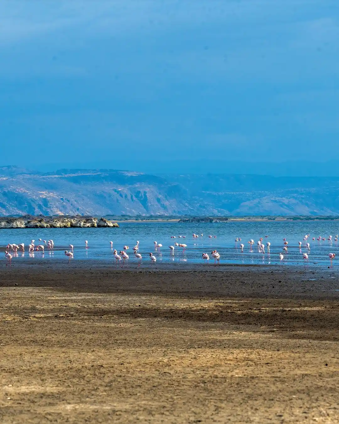 Lake Natron and Rift Valley landscape