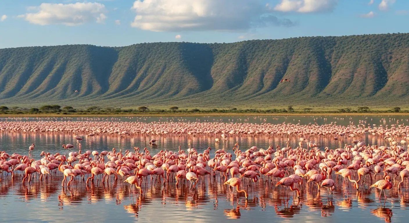 The Lake & Flamingos