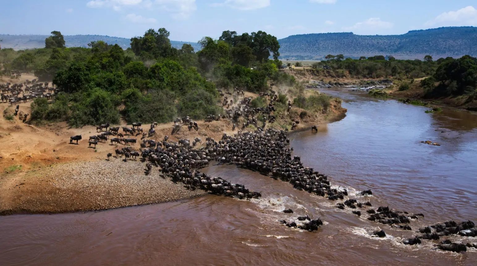Mara River crossing overview